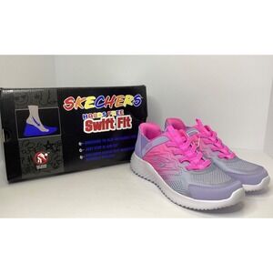 Skechers Hands Free Swift Fit Pink SIze Kids 4 Girls NEW
